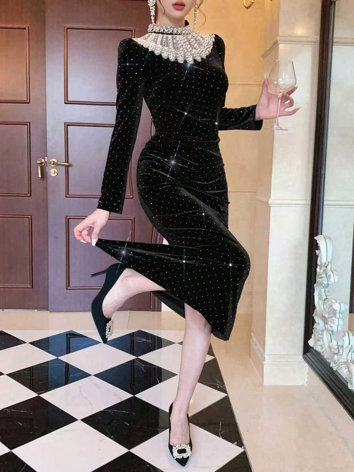 Rochie maxi SHEIN, negru