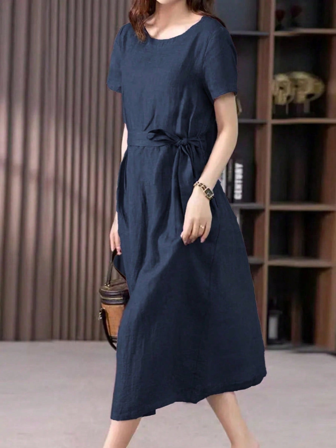 Rochie midi SHEIN, albastru