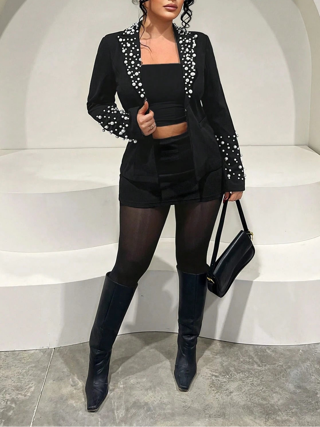 Sacou Shein, negru