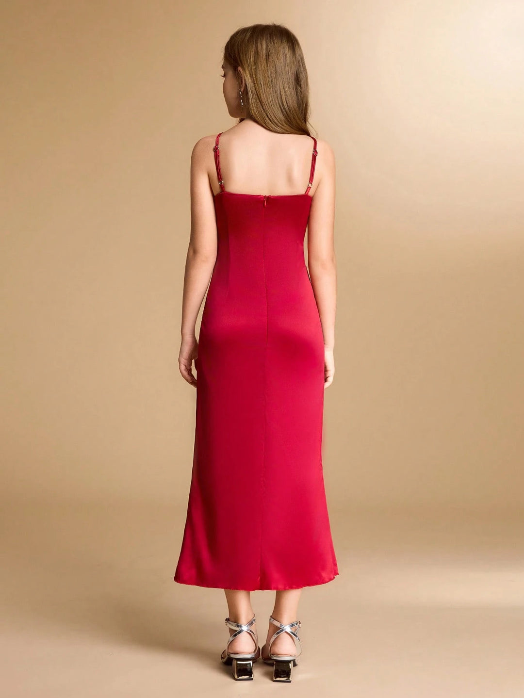 Rochie maxi SHEIN, roșu