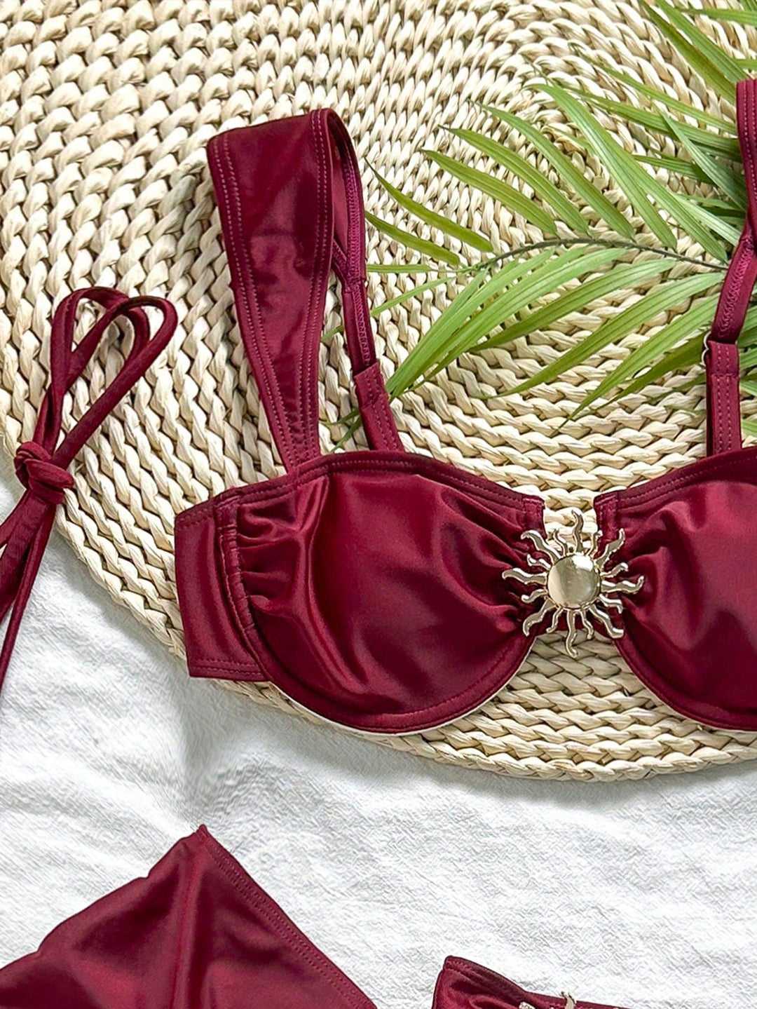 Set bikini SHEIN, roșu
