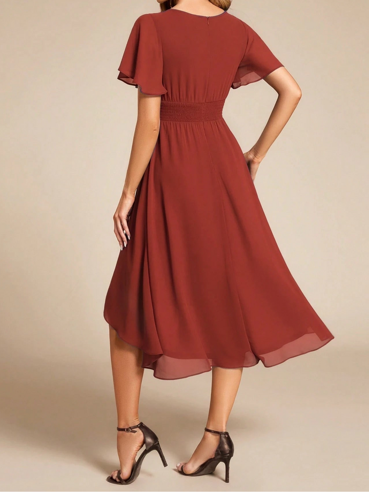 Rochie midi SHEIN, maro