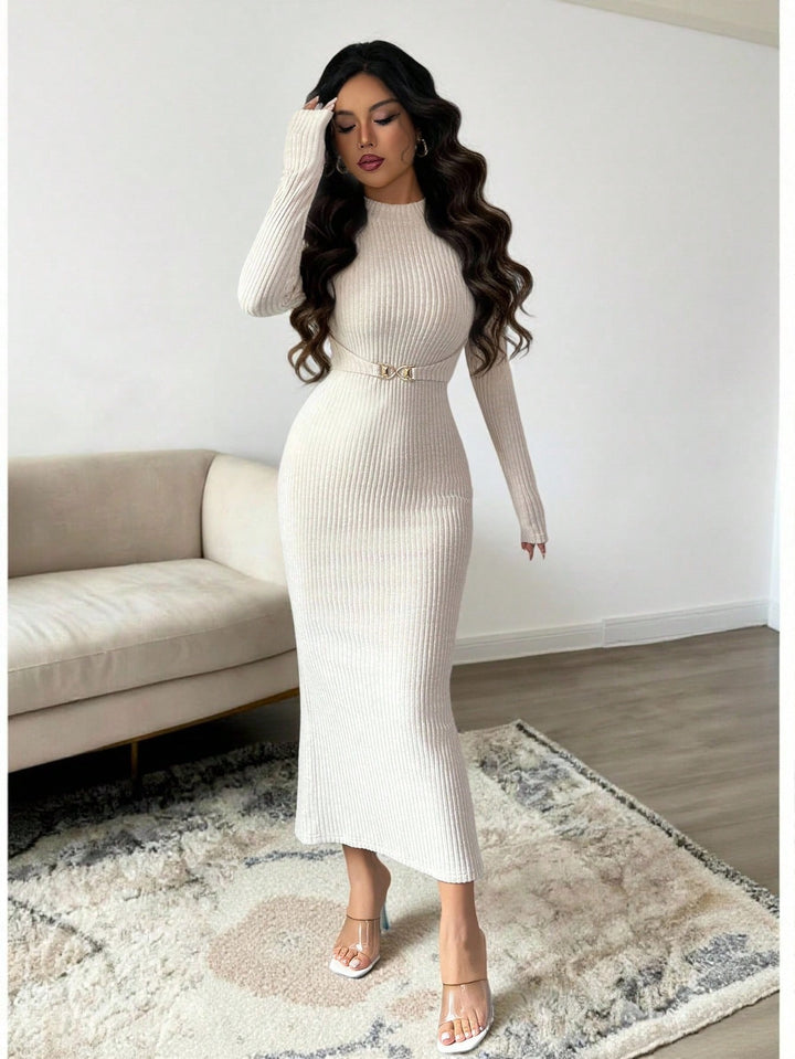 Rochie midi SHEIN, portocaliu