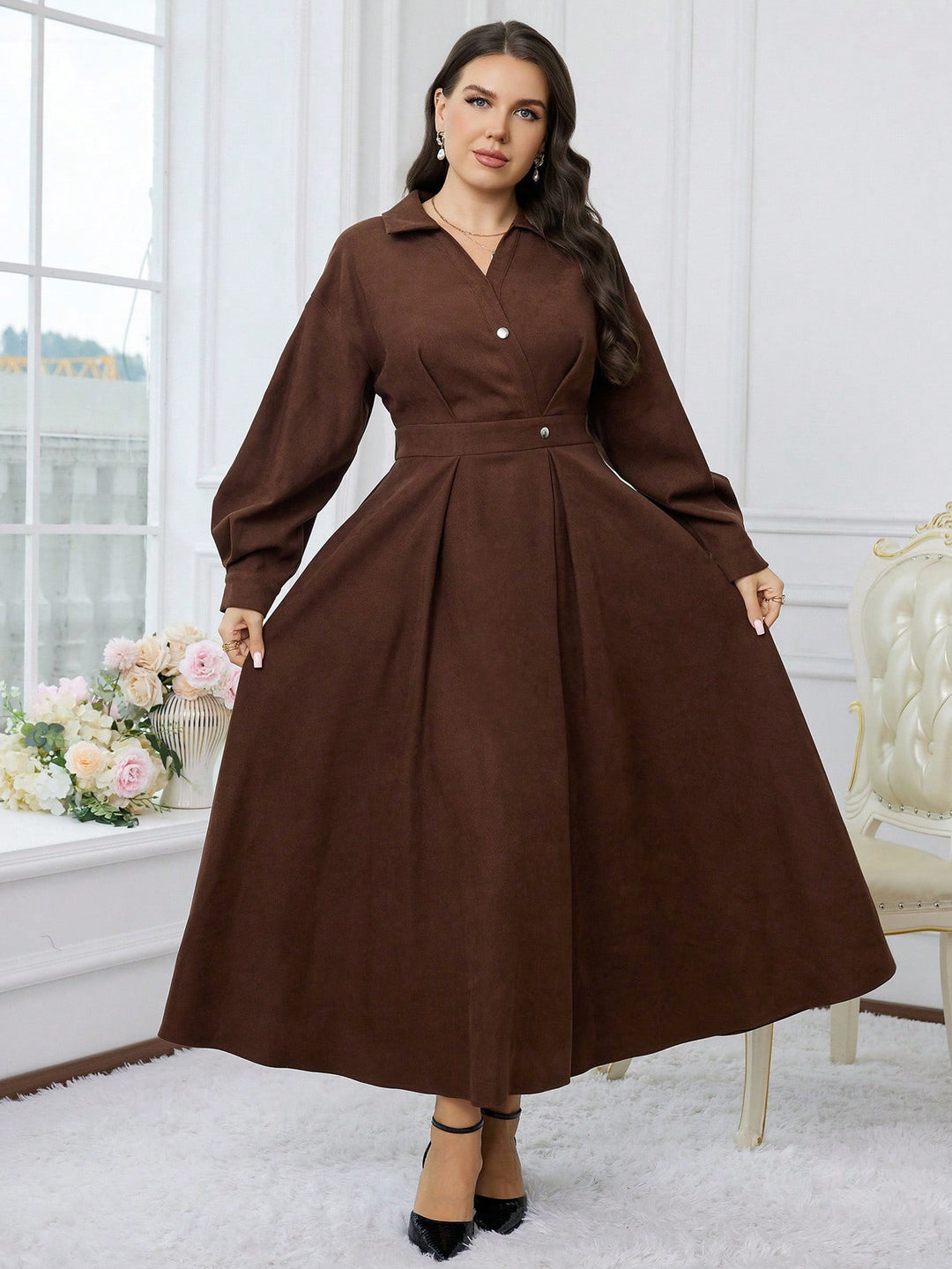 Rochie SHEIN, maro