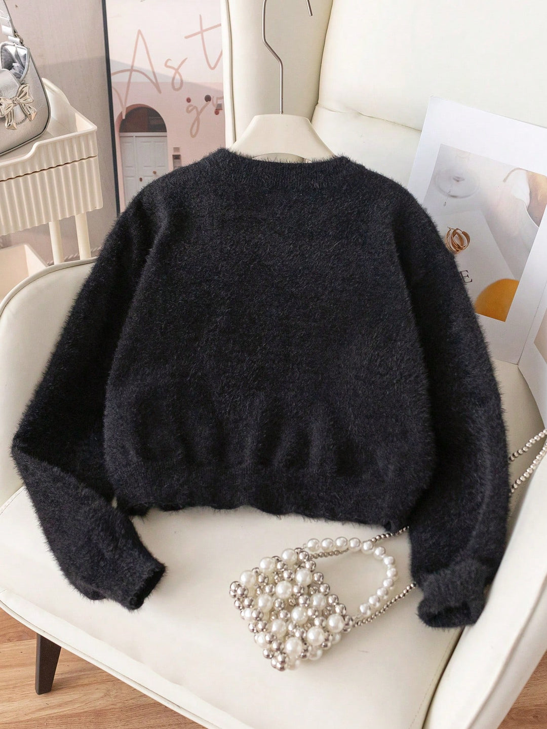 Cardigan Shein, negru
