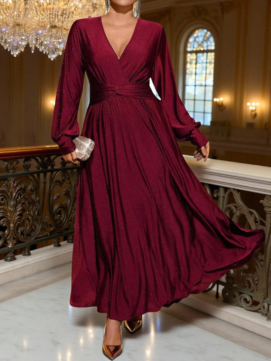 Rochie SHEIN, vișiniu