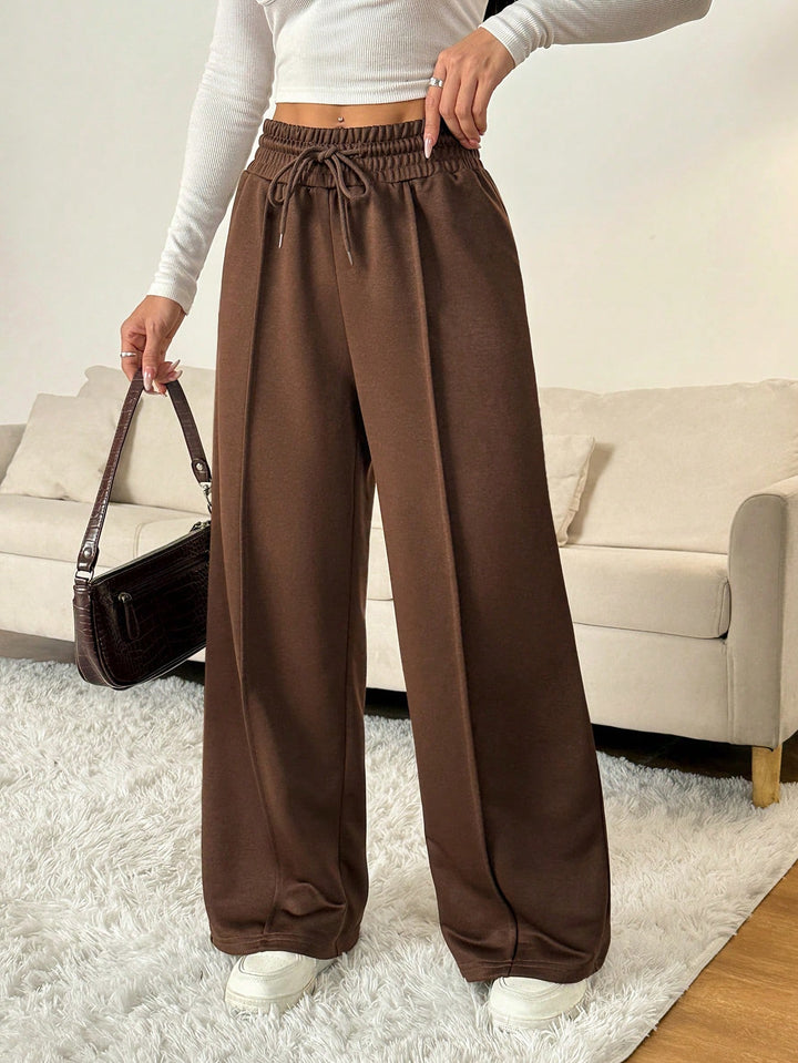 Pantaloni SHEIN, maro