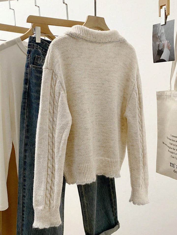 Cardigan SHEIN, bej