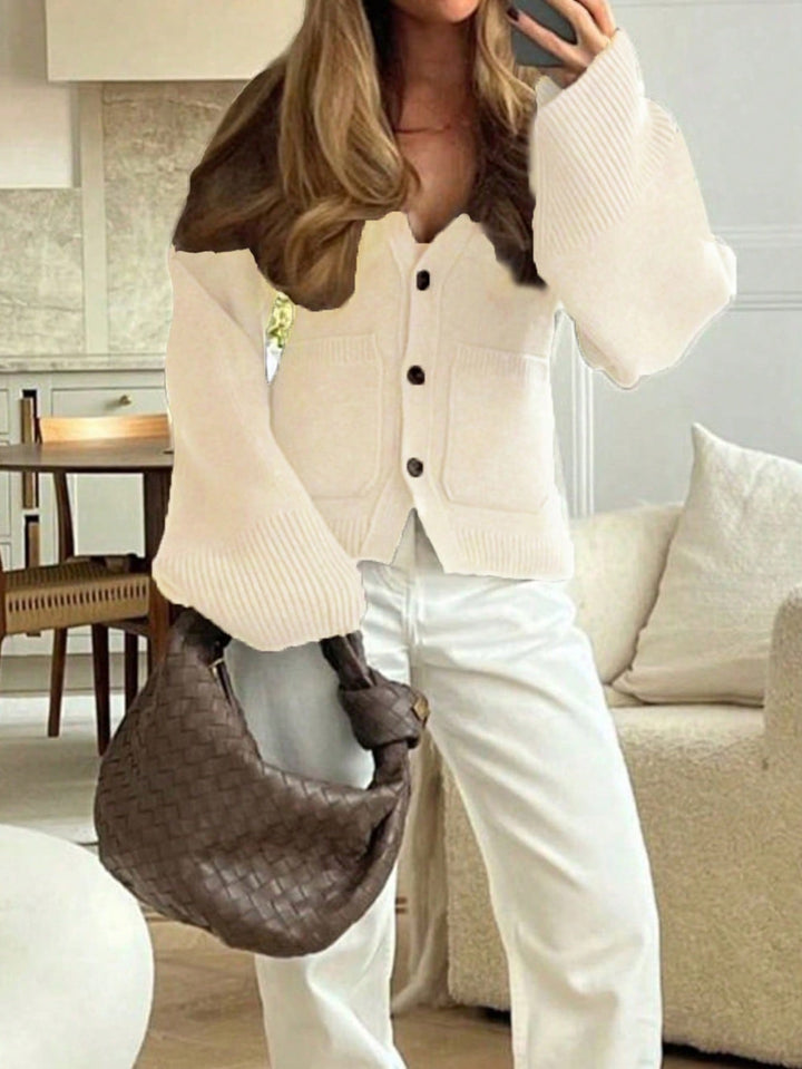 Cardigan SHEIN, alb