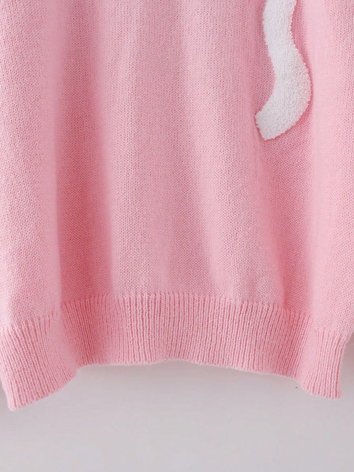 Pulover tricotat casual SHEIN, mix culori