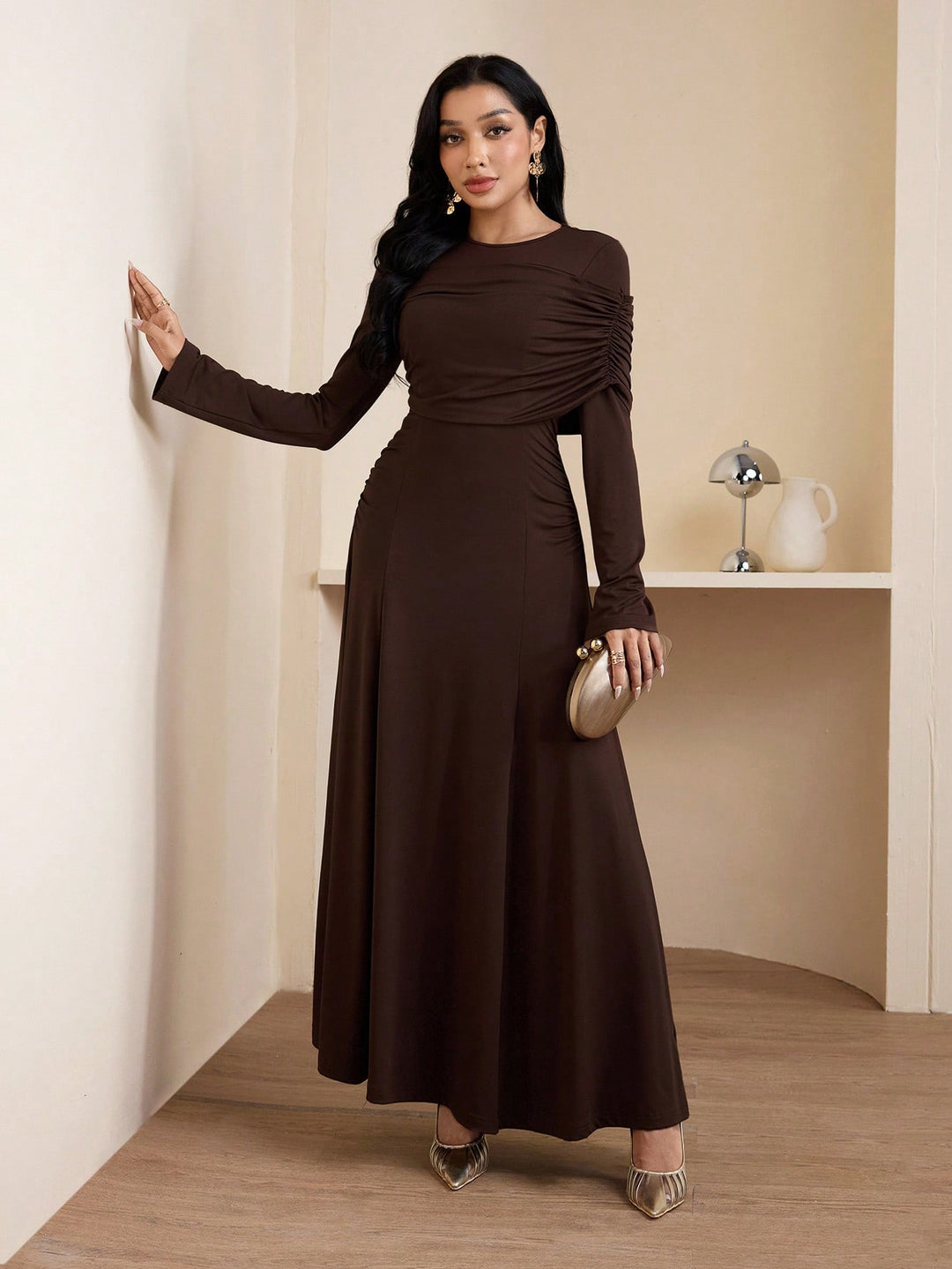 Rochie SHEIN, maro