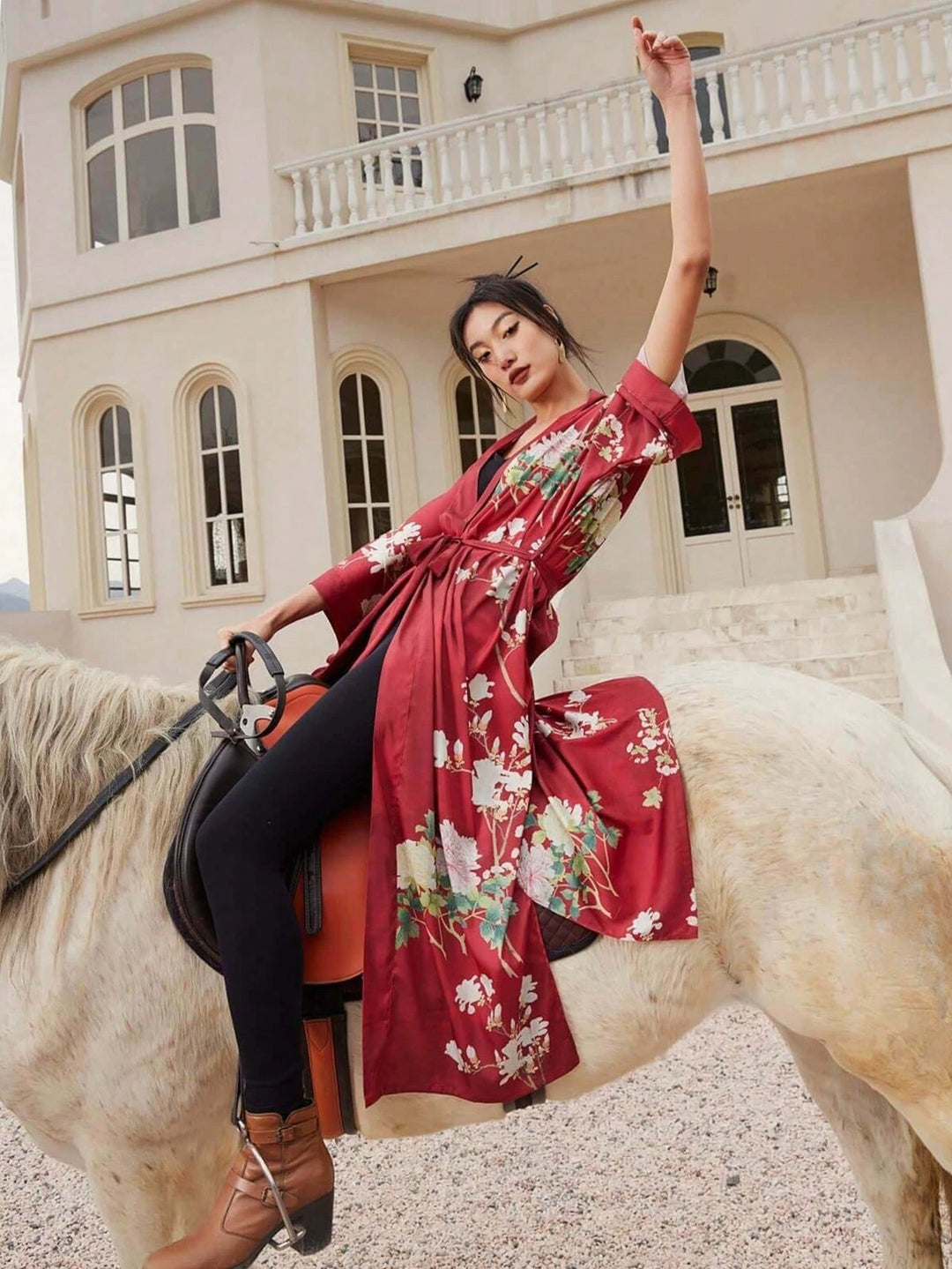 Kimono SHEIN, roșu