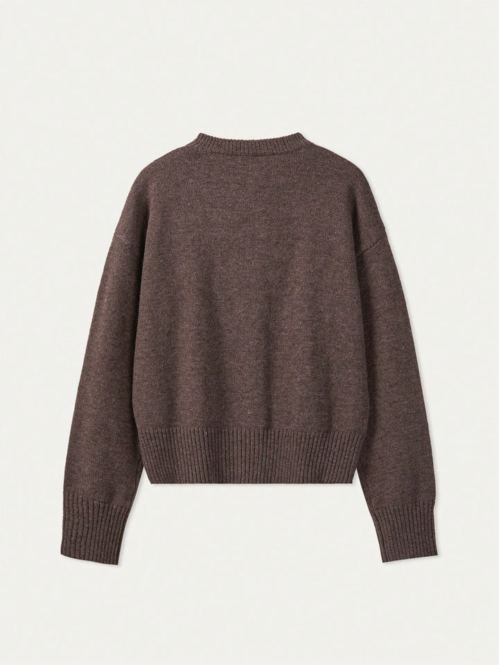 Cardigan SHEIN, maro