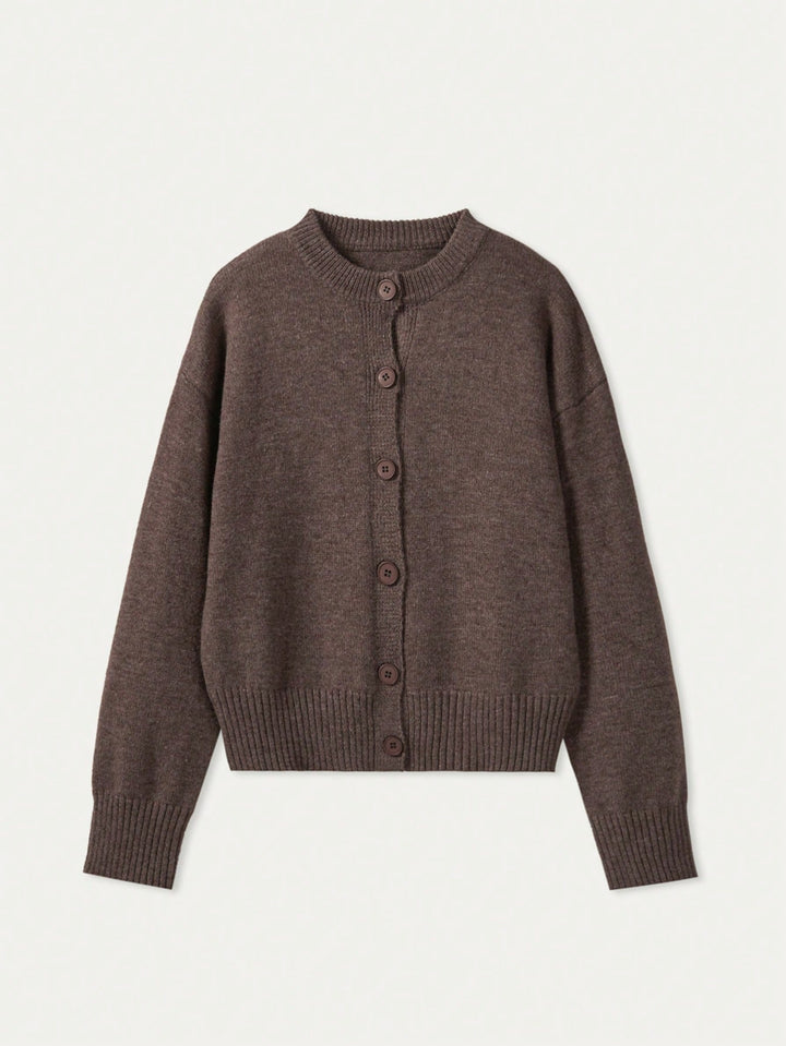 Cardigan SHEIN, maro