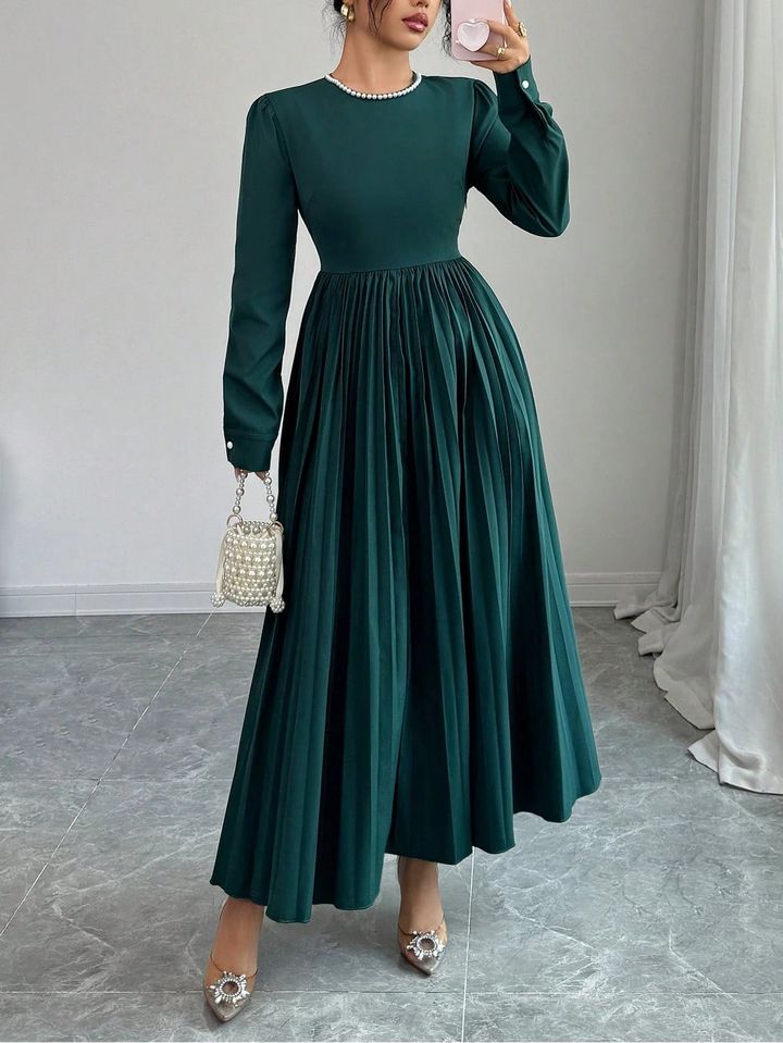 Rochie maxi SHEIN, verde
