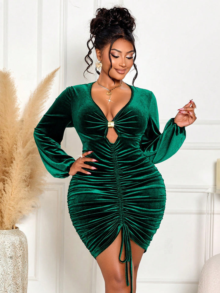 Rochie mini SHEIN, verde