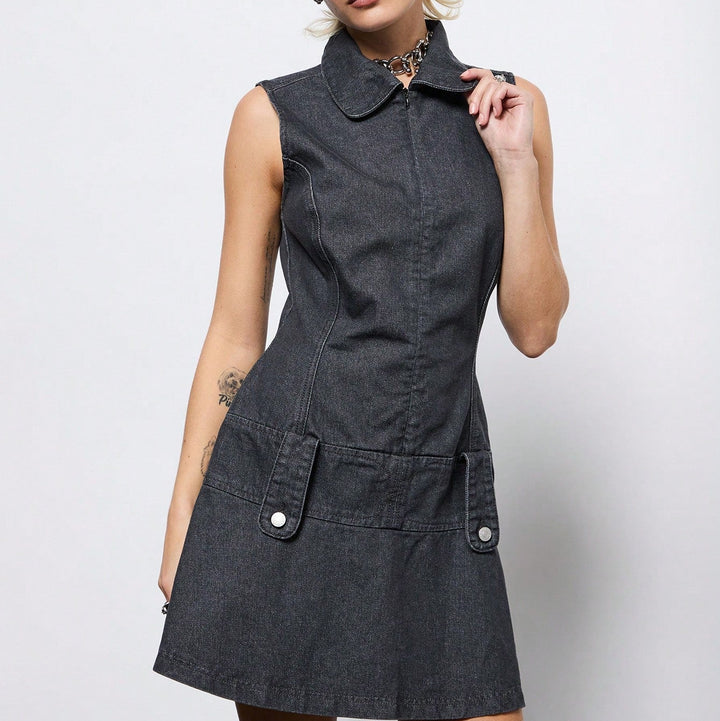 Rochie mini SHEIN, gri