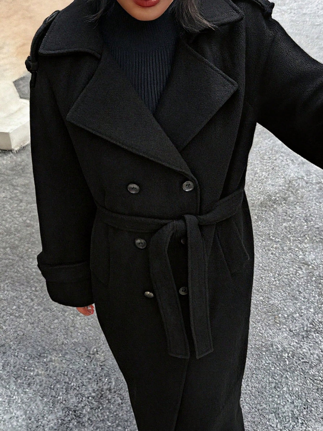 Palton SHEIN, negru
