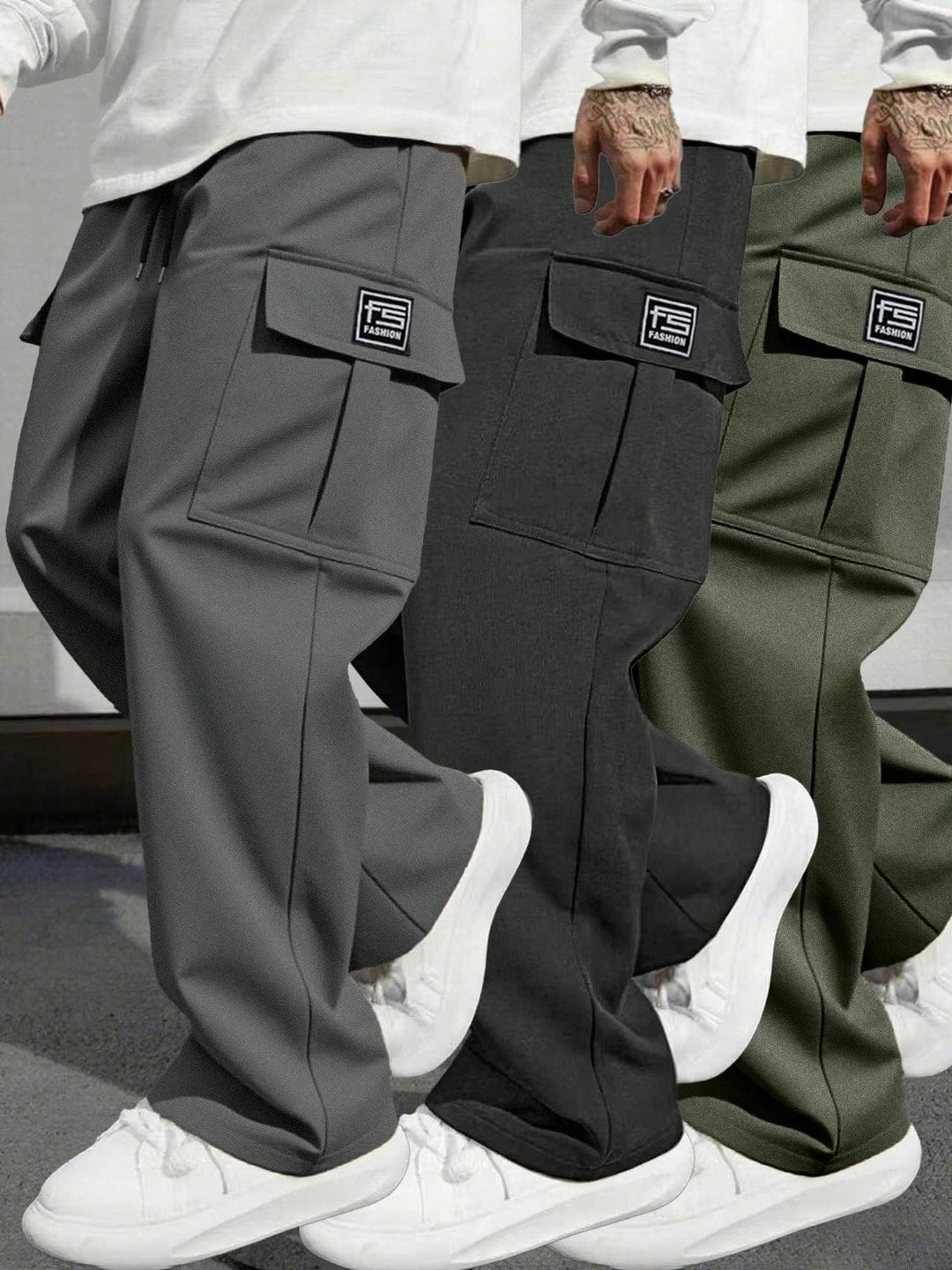 Pantalon SHEIN, gri