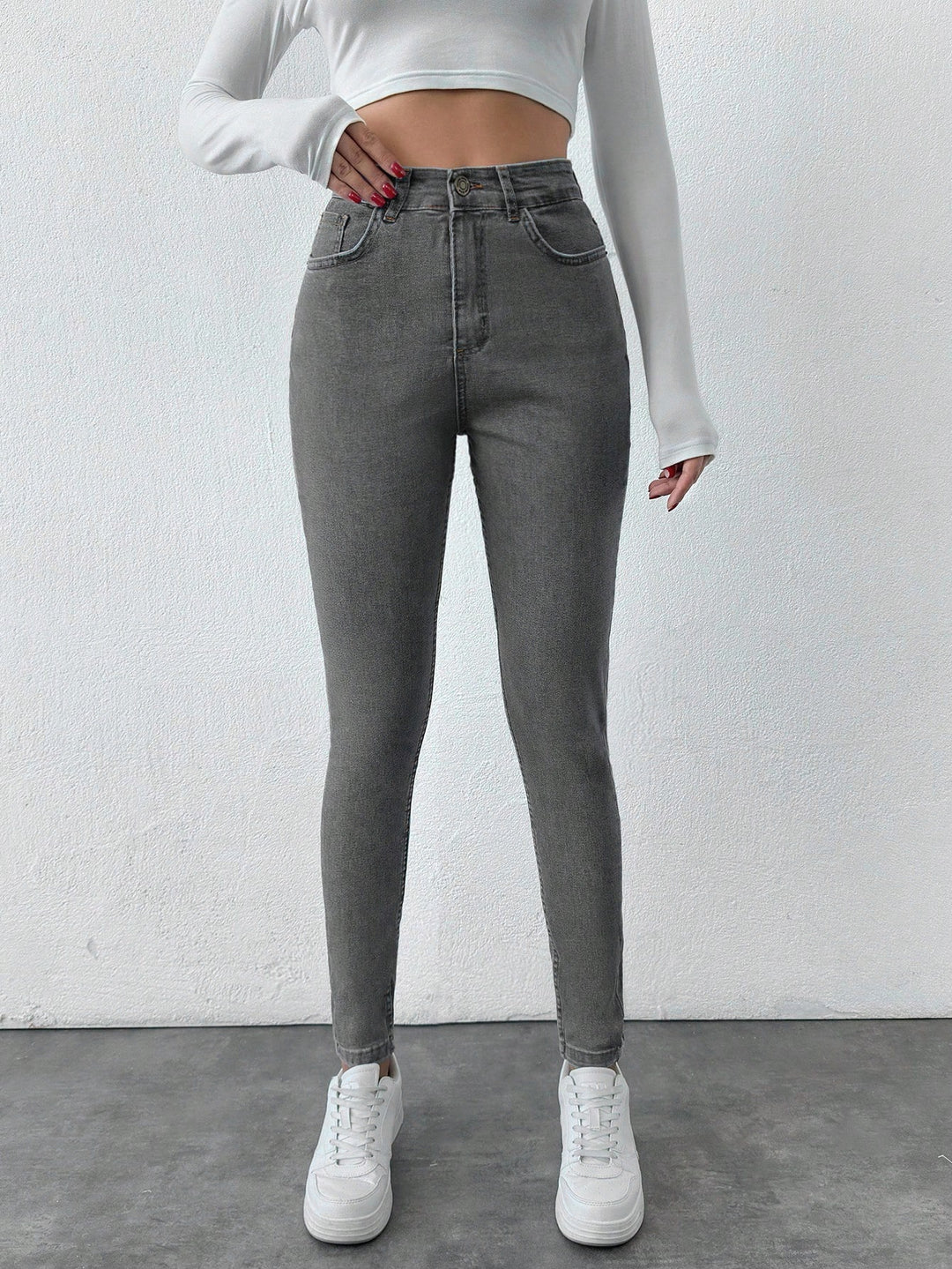 Jeans SHEIN, gri