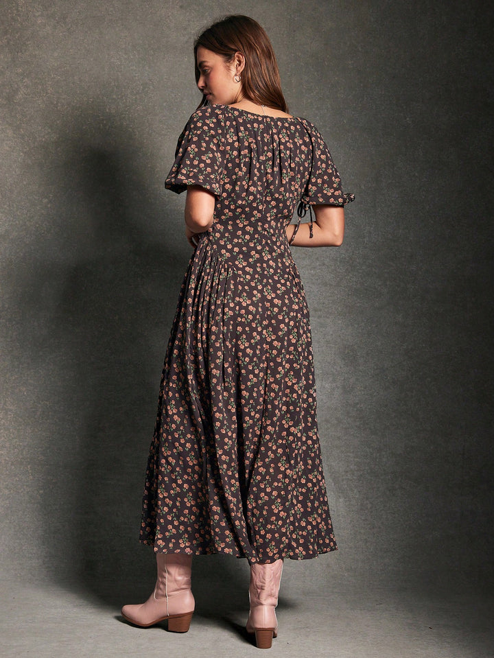 Rochie maxi SHEIN, mix culori