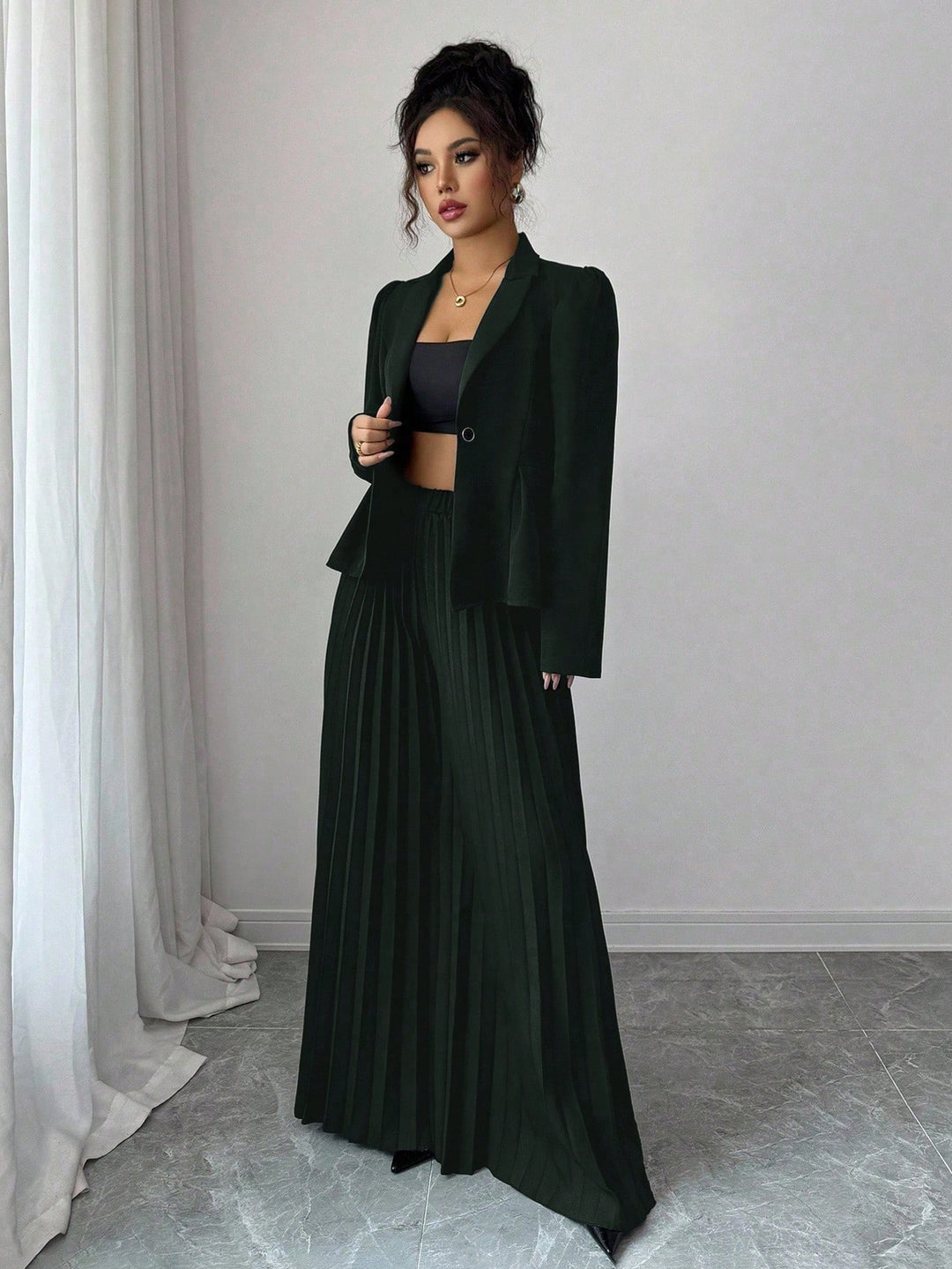 Costum SHEIN, verde