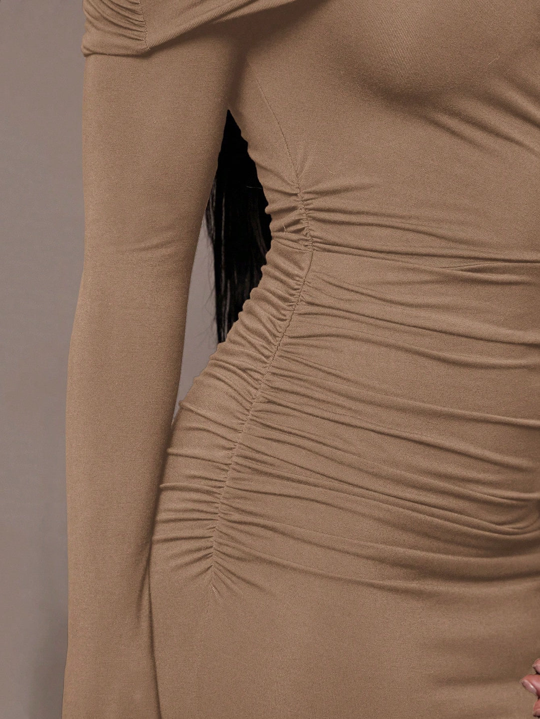 Rochie maxi SHEIN, bej