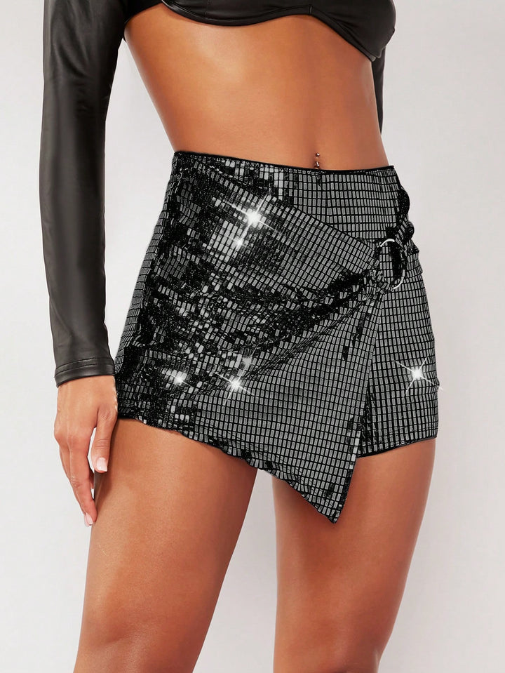 Pantaloni scurți SHEIN, negru
