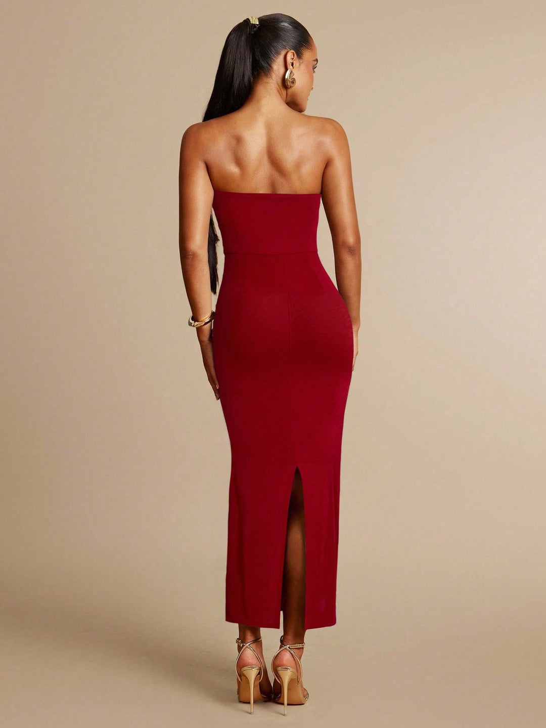 Rochie maxi SHEIN, roșu