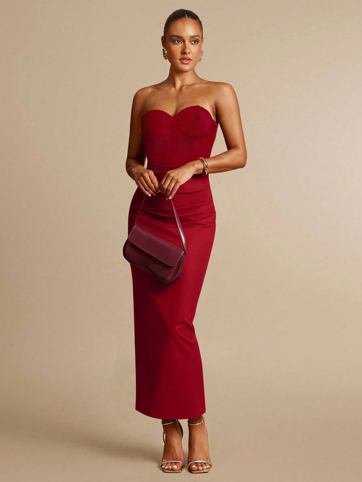 Rochie maxi SHEIN, roșu