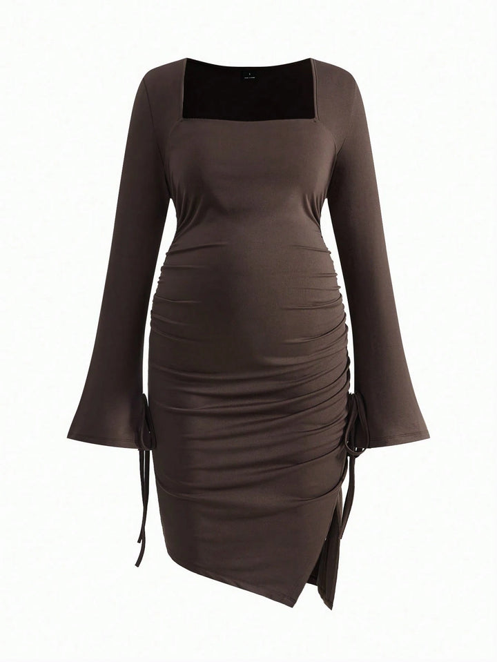 Rochie mini SHEIN, maro