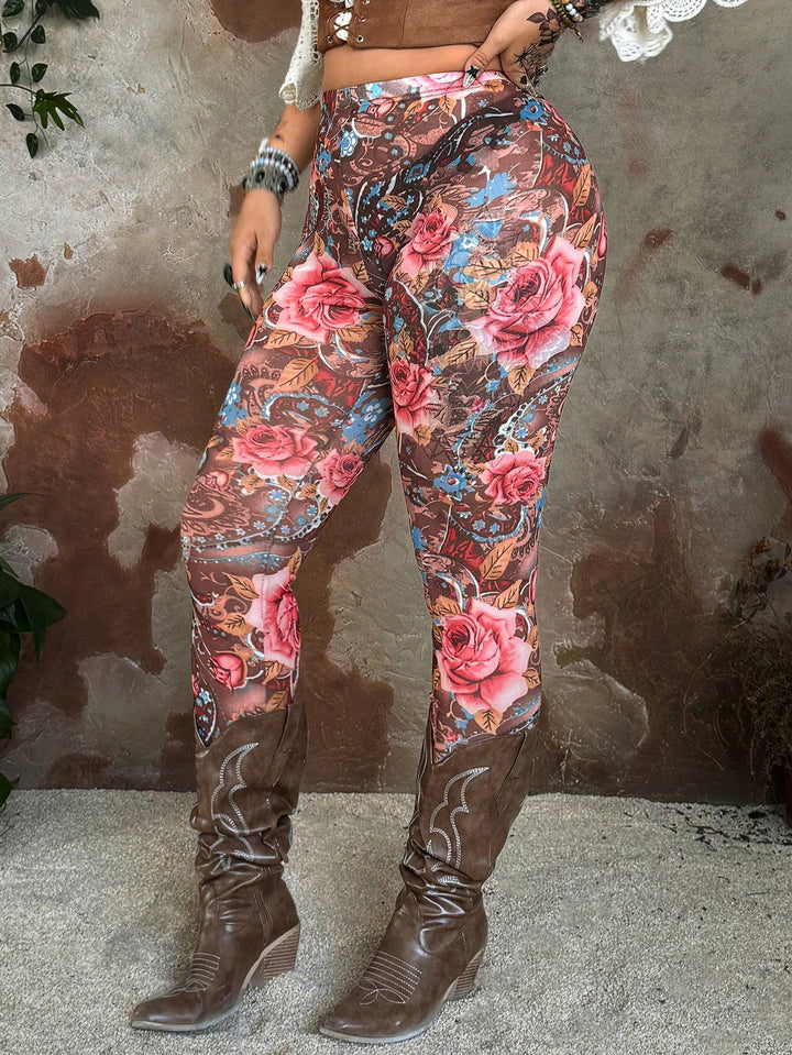 Colanți SHEIN, mix culori