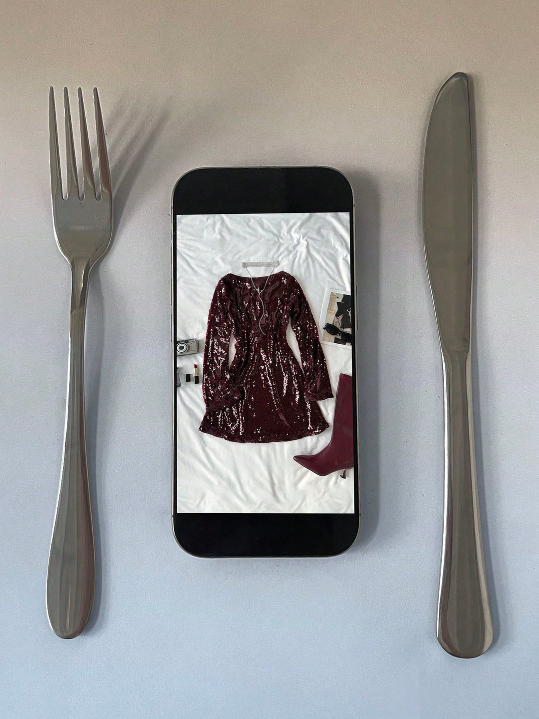 Rochie mini SHEIN, vișiniu