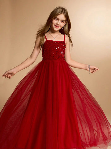 Rochie maxi SHEIN, roșu