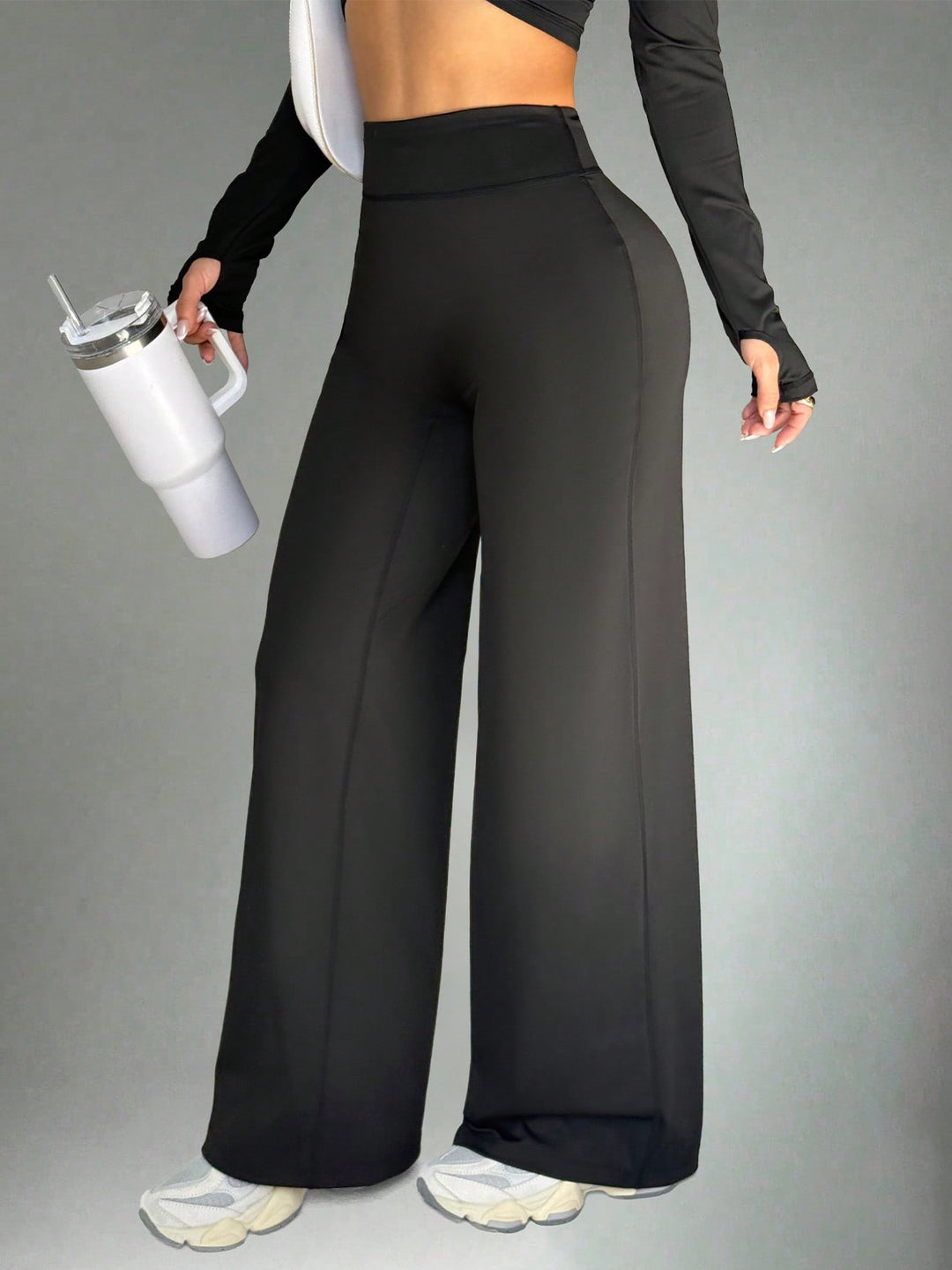 Pantaloni SHEIN, negru
