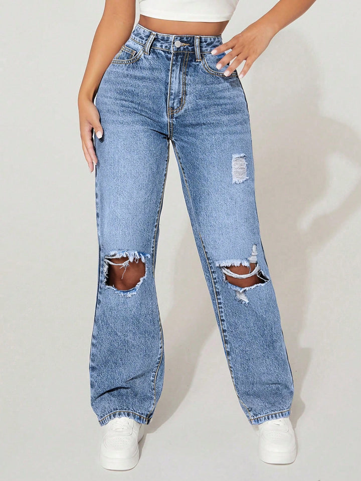 Jeans SHEIN, albastru