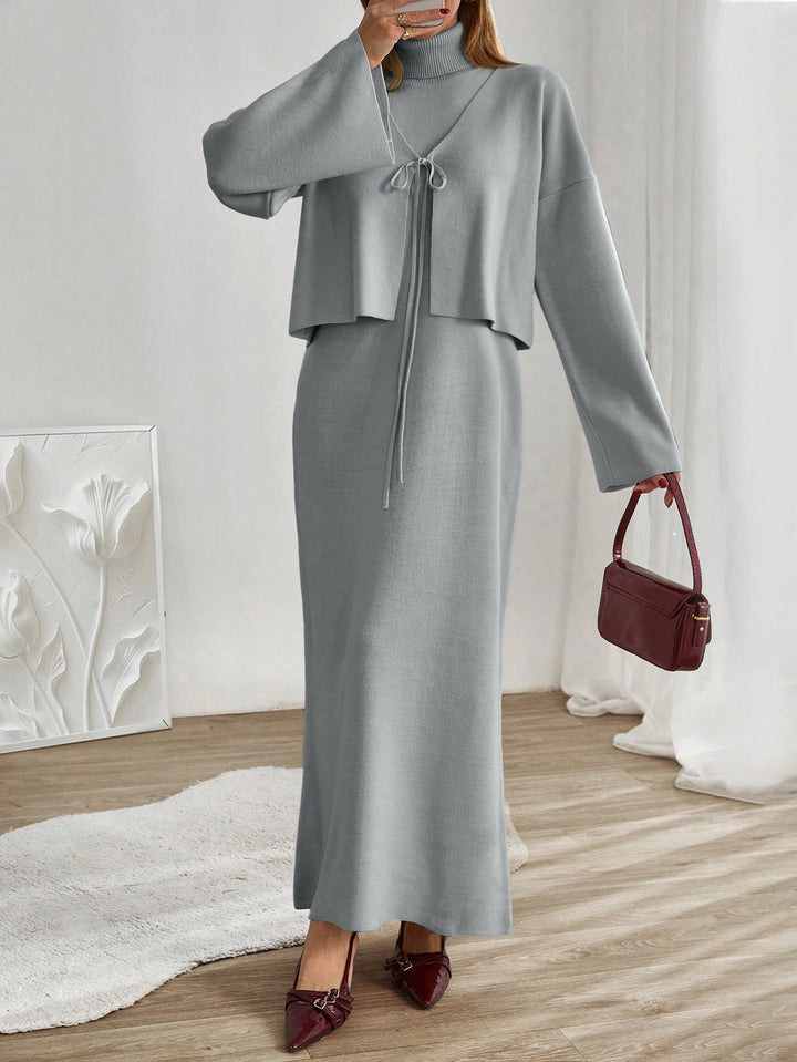 Set rochie și cardigan