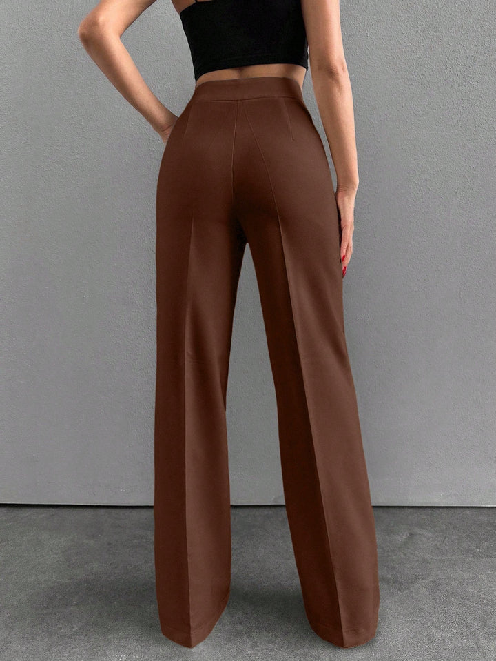 Pantaloni SHEIN, maro