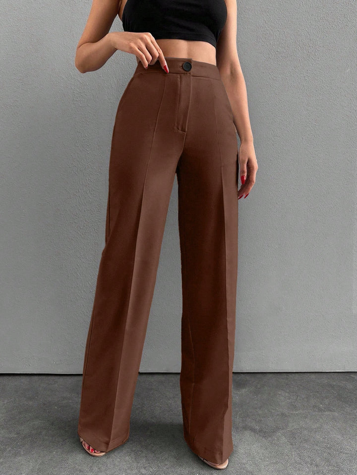 Pantaloni SHEIN, maro