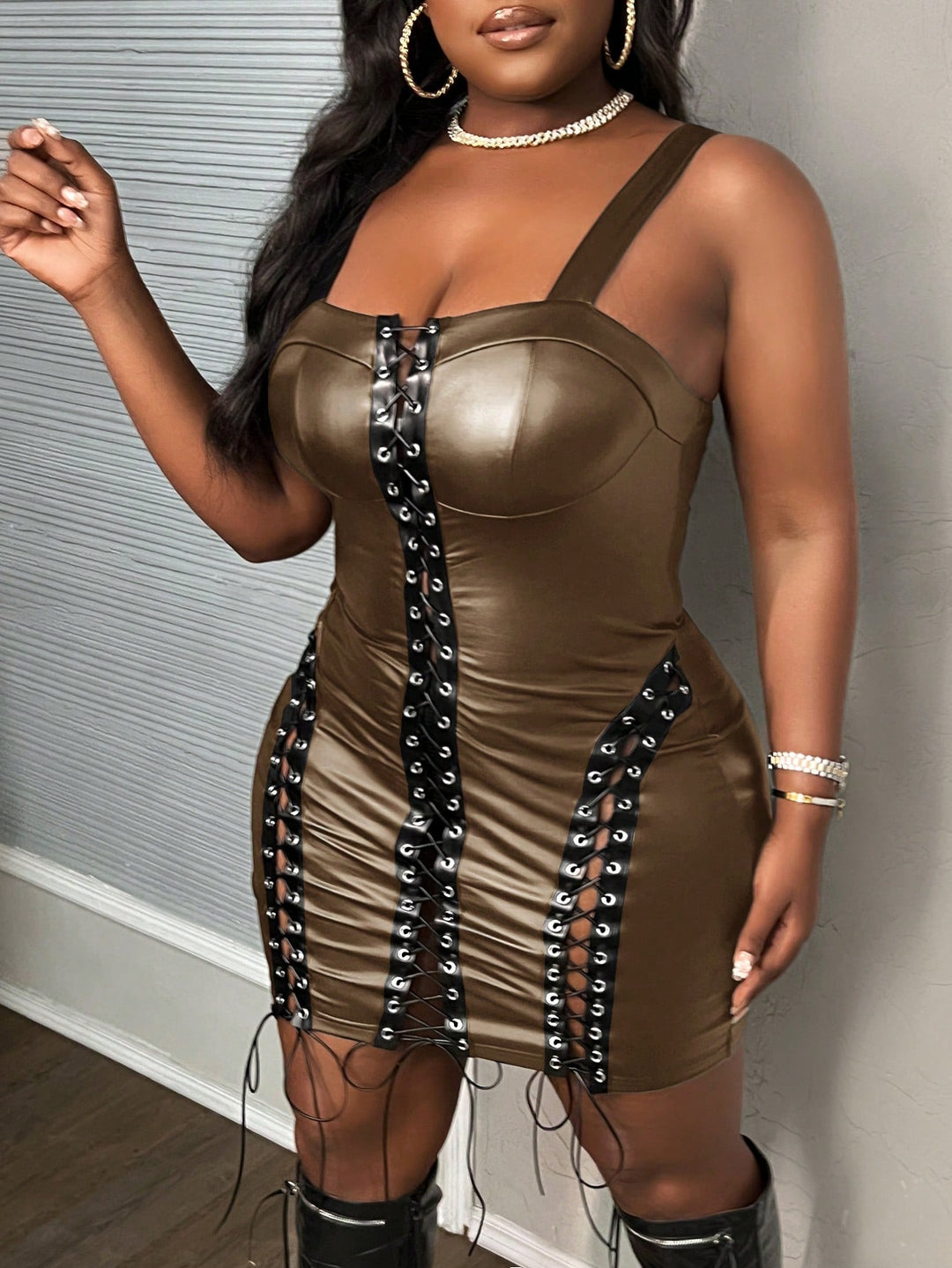 Rochie SHEIN, maro