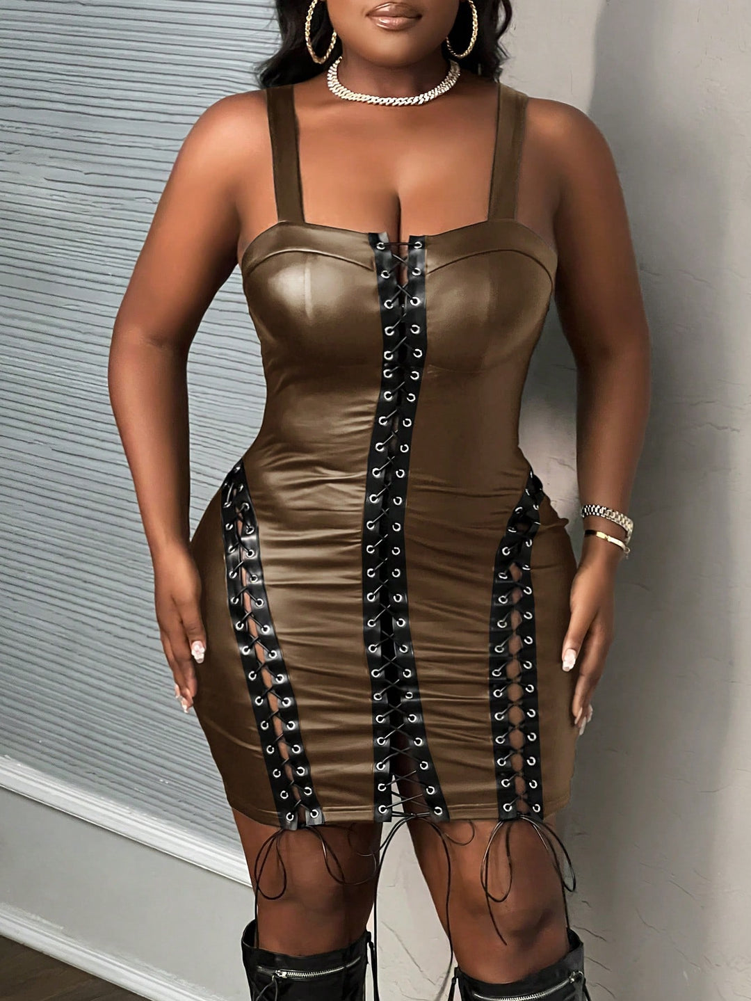 Rochie SHEIN, maro