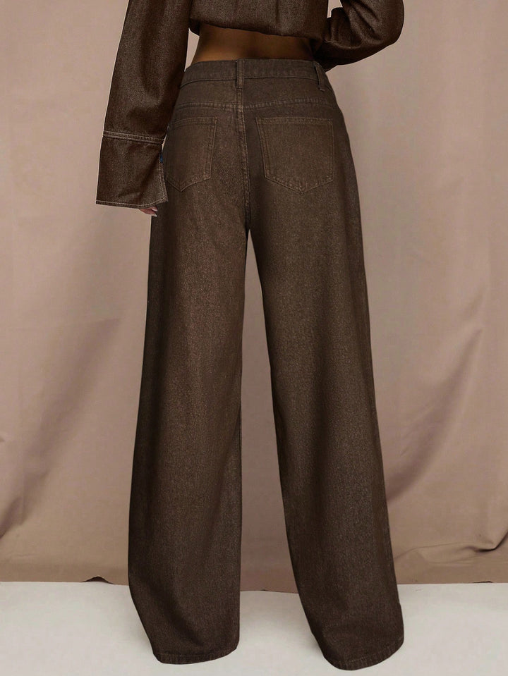 Jeans SHEIN, maro