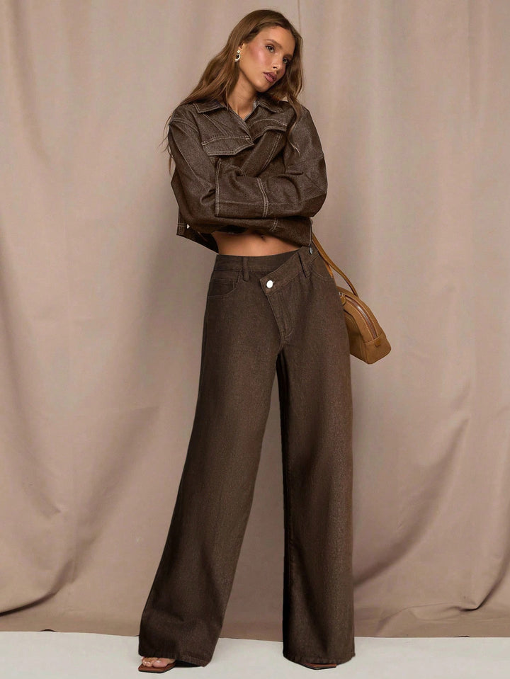 Jeans SHEIN, maro