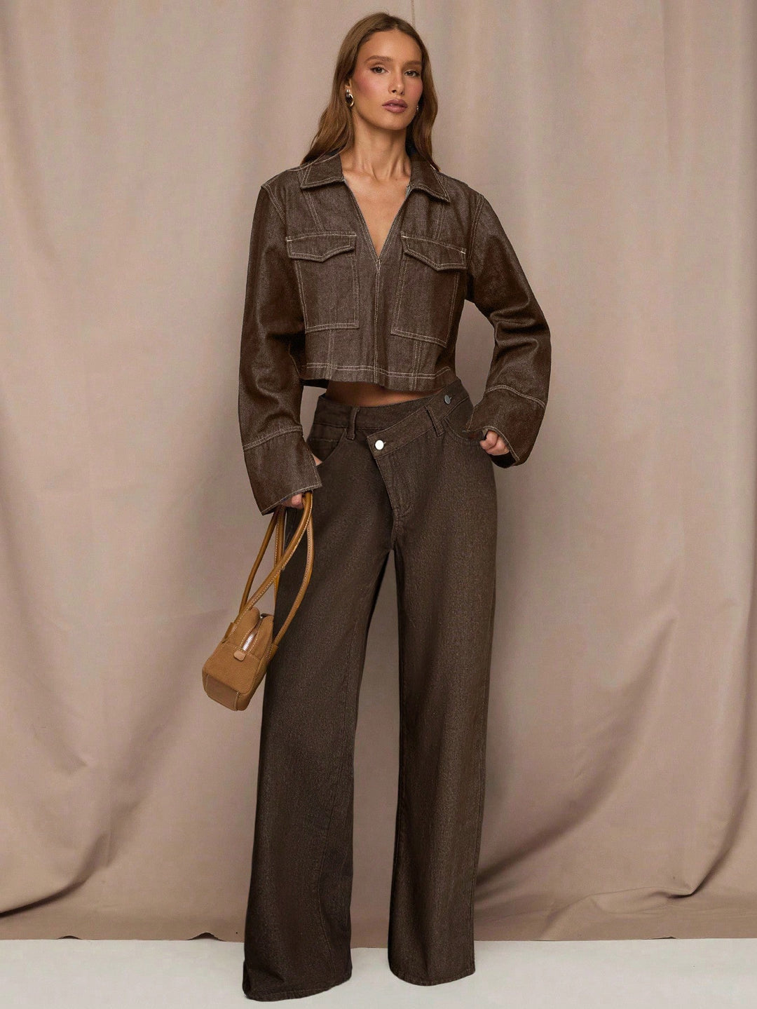 Jeans SHEIN, maro