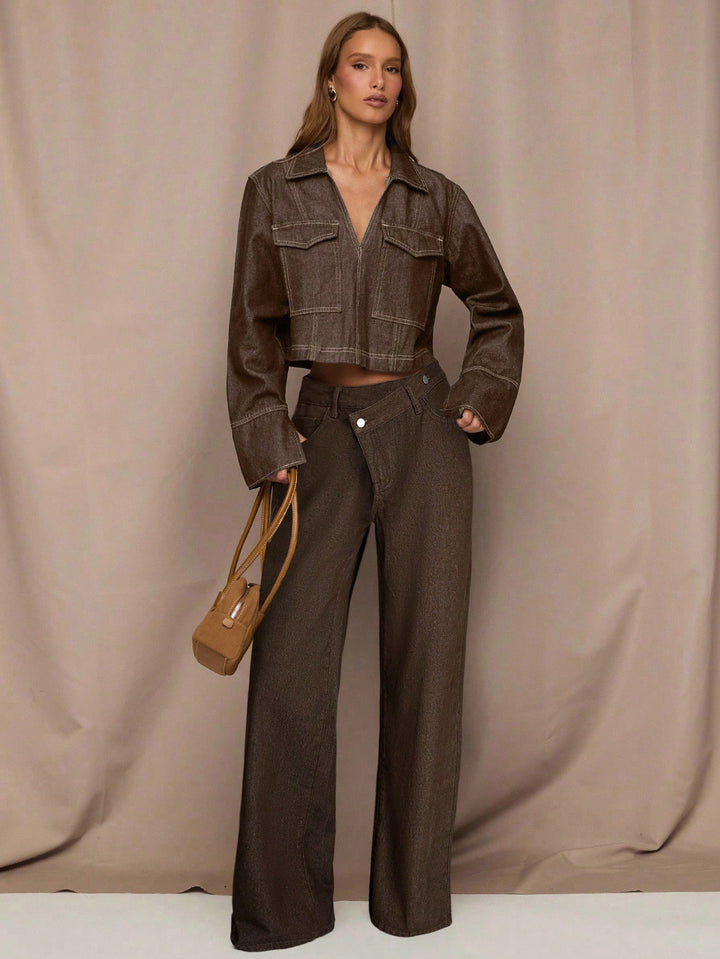 Jeans SHEIN, maro