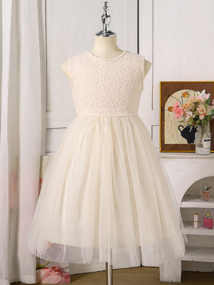 Set rochie și cardigan SHEIN, crem