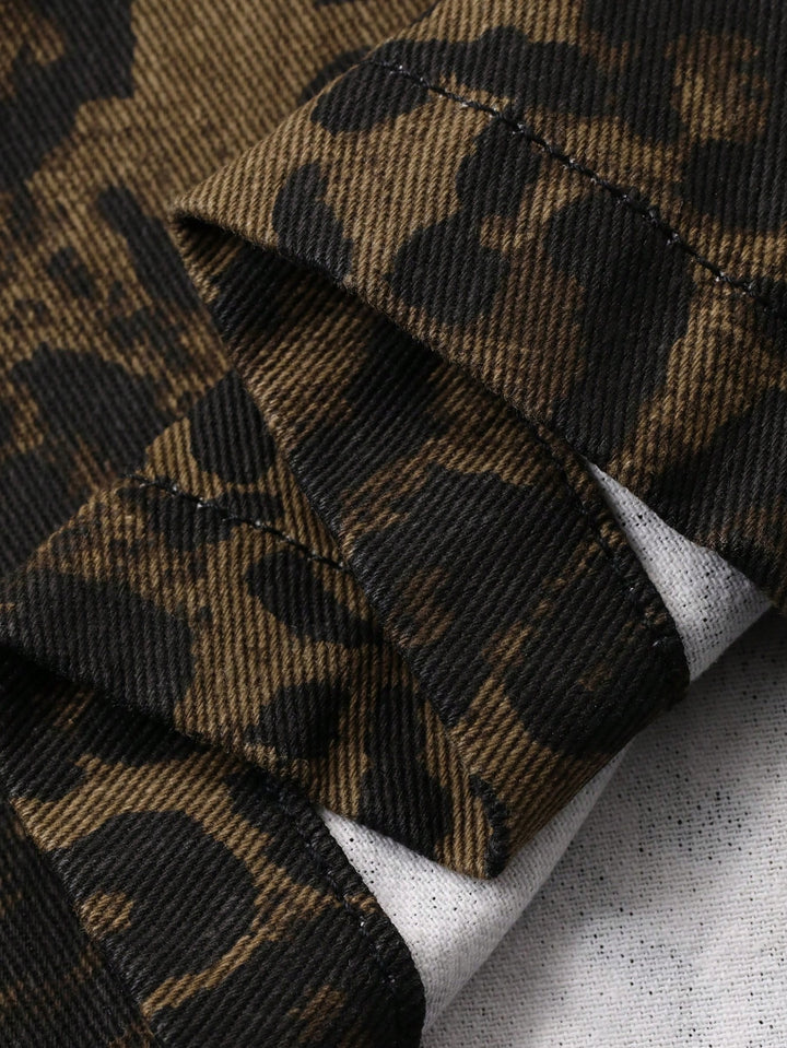 Pantaloni scurți SHEIN, maro