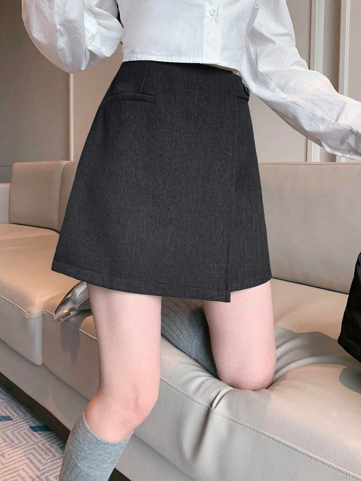 Pantaloni scurți SHEIN, gri