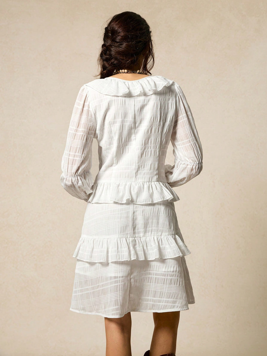 Rochie scurtă SHEIN, alb
