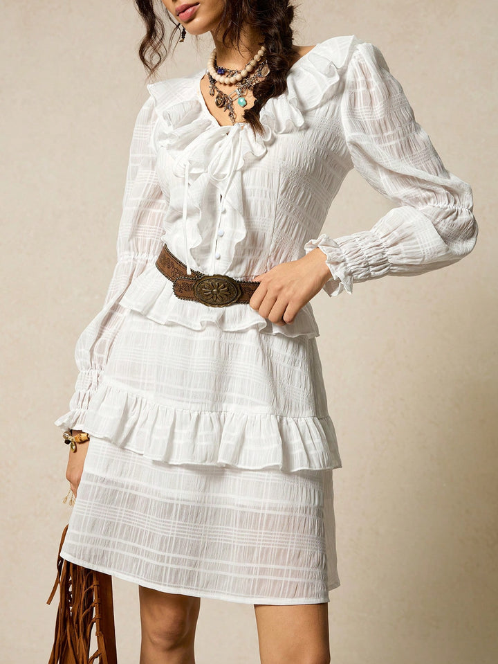 Rochie scurtă SHEIN, alb